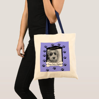 Bolsa Tote Quadro de Lavanda de dopagem para casa doce