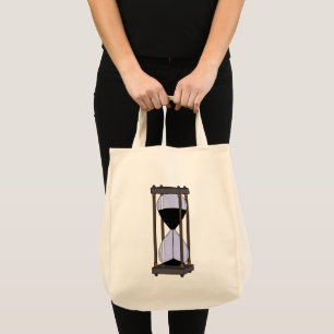 Bolsa Tote Quadro de tempo de ampulheta