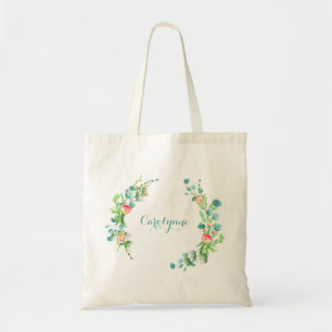 Bolsa Tote Quadro Floral Rosa