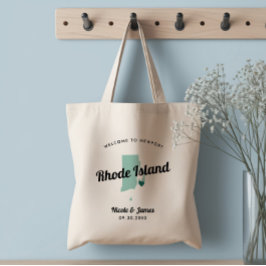 Bolsa Tote Qualquer Bag De Boas-Vindas Do Mapa Da Ilha Colori