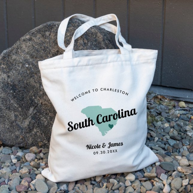 Bolsa Tote Qualquer Saco De Boas-Vindas Da Carolina Do Sul, (Criador carregado)