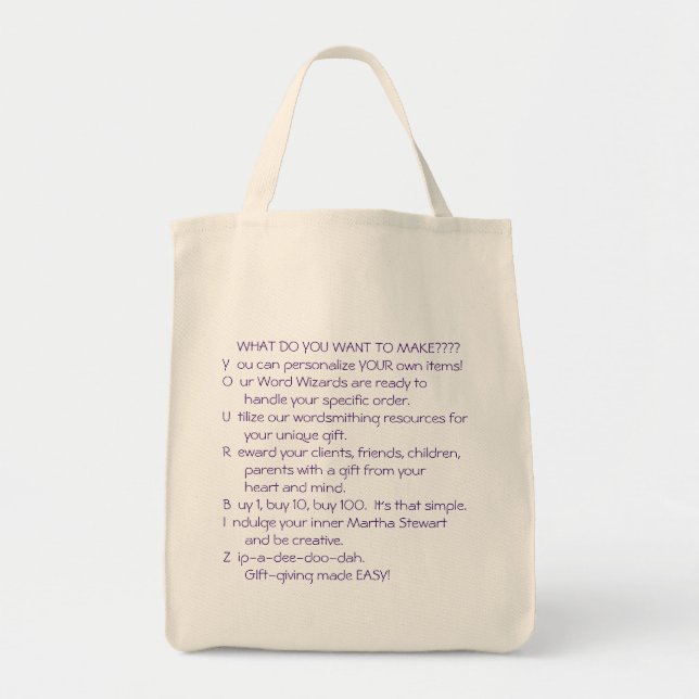 BOLSA TOTE QUALQUER UM, QUALQUER COISA UMA QUALQUER (Frente)