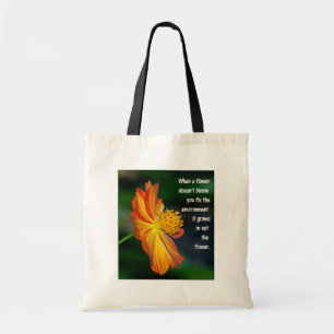 Bolsa Tote Quando a flor não florescer...