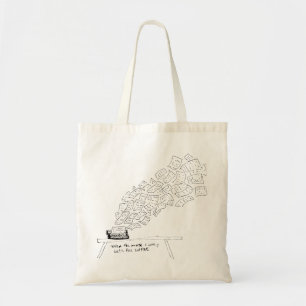 Bolsa Tote Quando a Musa Finalmente Toma Seu Café