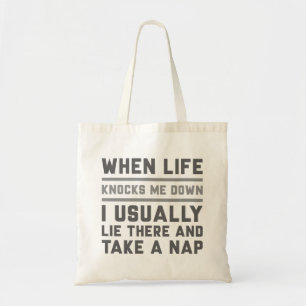 Bolsa Tote Quando a vida me derrubar