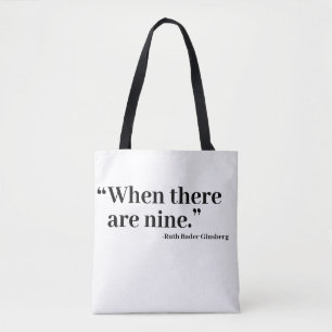 Bolsa Tote Quando houver nove