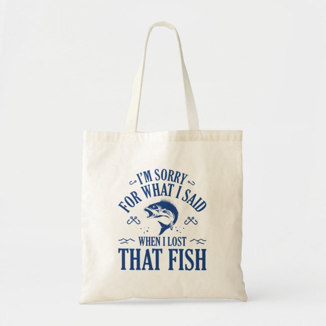 Bolsa Tote Quando Perdi Aquele Peixe (Frente)