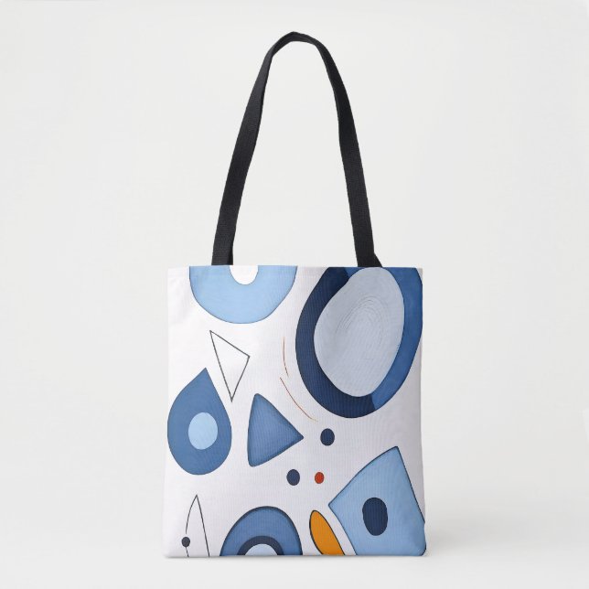 Bolsa Tote Quantum Dot Dreams Abstrato (Frente)