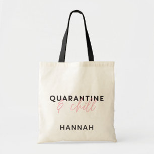 Bolsa Tote Quarentena e tipografia moderna