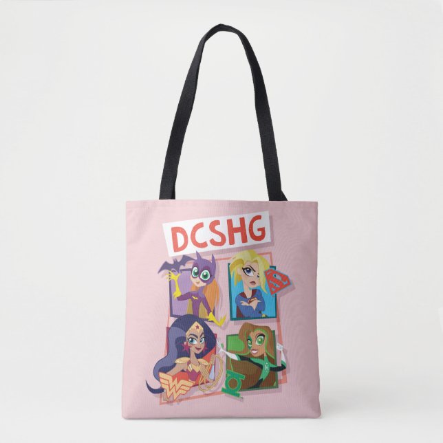 Bolsa Tote Quartet DC Super Hero Girls (Frente)