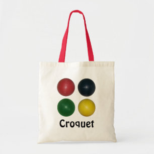 Bolsa Tote Quatro bolas de Croquet