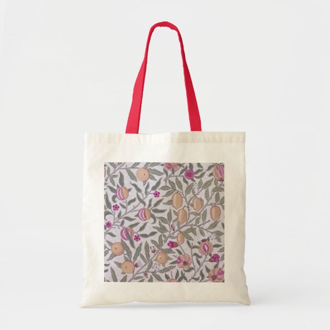 Bolsa Tote Quatro Frutas, William Morris (Frente)