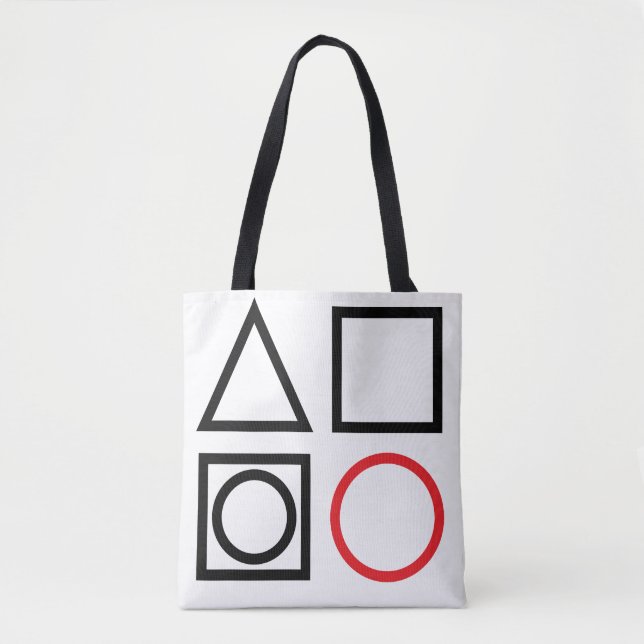 Bolsa Tote quatro ícone (Frente)