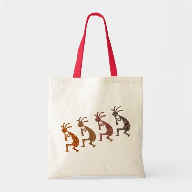 Bolsa Tote Quatro Kokopelli (Frente)