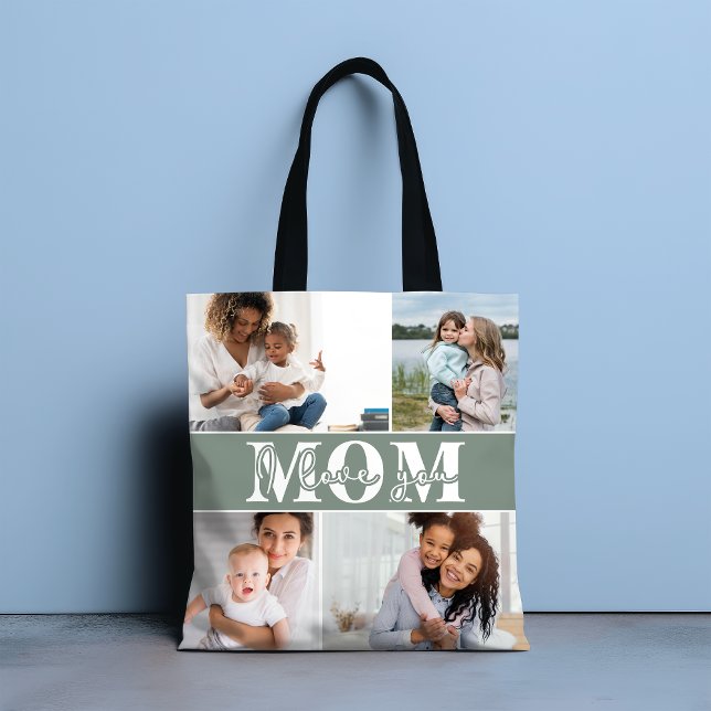 Bolsa Tote Que bom que te amo, Dia de as mães. (Criador carregado)