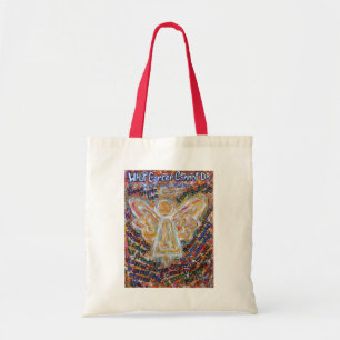 Bolsa Tote Que Cancer Não Pode Fazer O Poem Angel Art Toag
