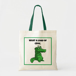 Bolsa Tote Que Cartoon Croc Funny Alligator