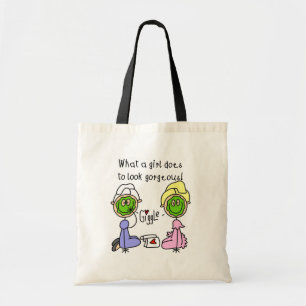 Bolsa Tote Que menina faz para olhar lindo! Saco