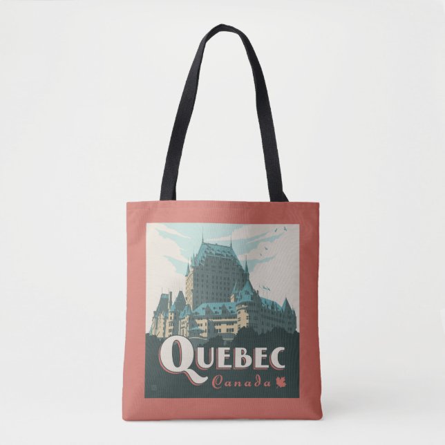 Bolsa Tote Quebec Canada | Château Frontenac (Frente)