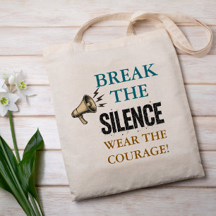 Bolsa Tote Quebre a coragem do silêncio