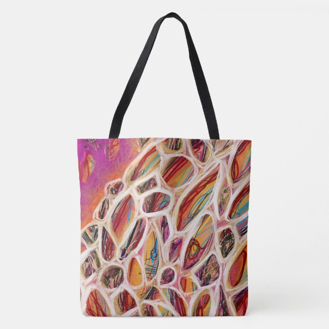 Bolsa Tote "Quebre afastado" sacolas (Frente)