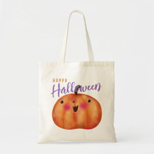 Bolsa Tote Queda de Ação de Graças do Outono Pumpkin Cute Hal