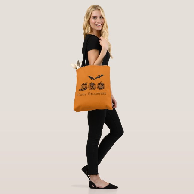 Bolsa Tote Queda/Dia das Bruxas/Abóbora (No(a) Modelo)