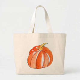 Bolsa Tote Queda vegetal do outono da abóbora bonito