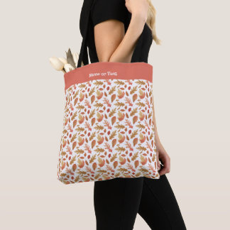 Bolsa Tote Quedas no outono da Natureza deixam pastel doce e