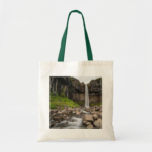 Bolsa Tote Quedas | Svartifoss Waterfall, Sul da Islândia (Frente)