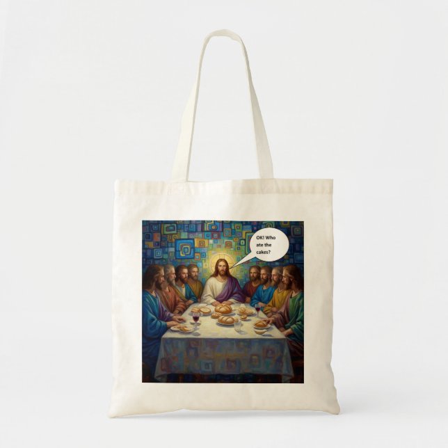 Bolsa Tote Quem comeu os bolos (Frente)