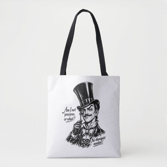 Bolsa Tote Quem é precioso?! Ah sim—você sabe! (Frente)