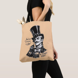 Bolsa Tote Quem é precioso?! Caricatura do Lorde espirituoso