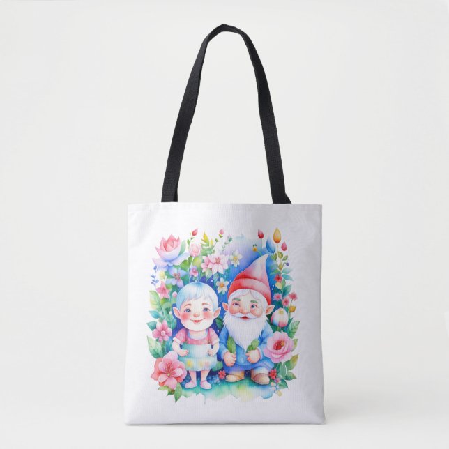 Bolsa Tote Quem está pronto para o Jardim? (Frente)