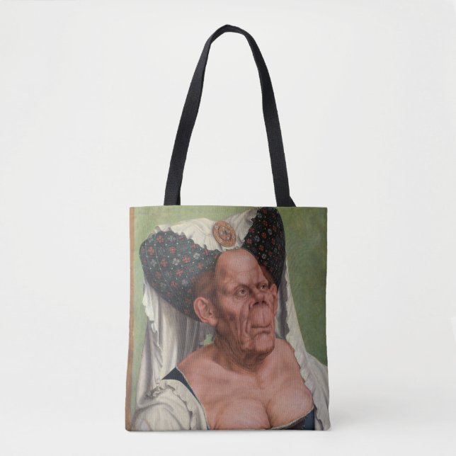 Bolsa Tote Quentin Matsys - Uma Mulher Velha Grotesca (Frente)