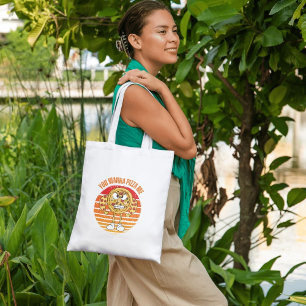 Bolsa Tote Queres Pizza? - Pizza Comida Pun