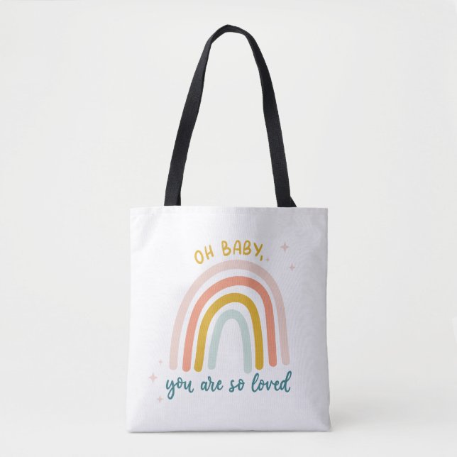 Bolsa Tote Querida Você É Tão Amada (Frente)