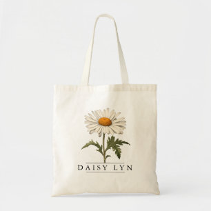 Bolsa Tote Quic Daisy Floral Botânica-Personalizar-Orçamento