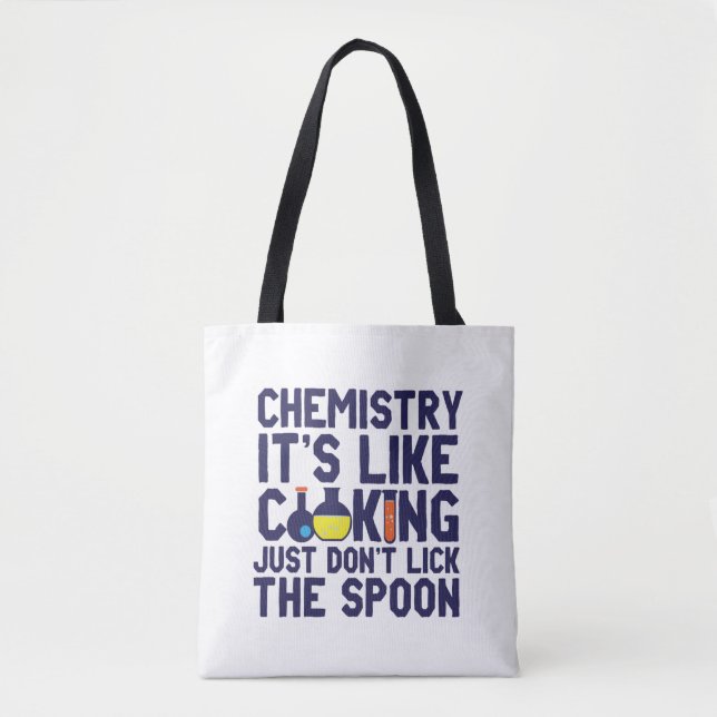 Bolsa Tote Química É Como Ciência Química Engraçada Pelo Cozi (Frente)