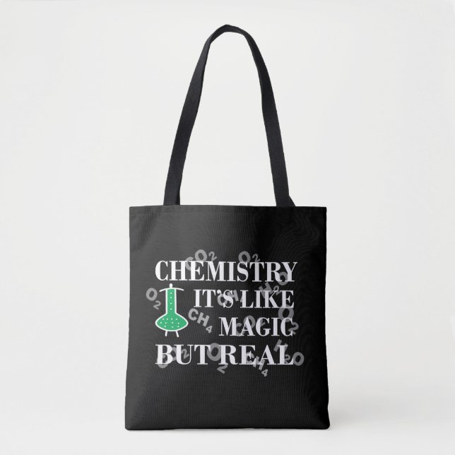 Bolsa Tote química é como mágica, mas real (Frente)