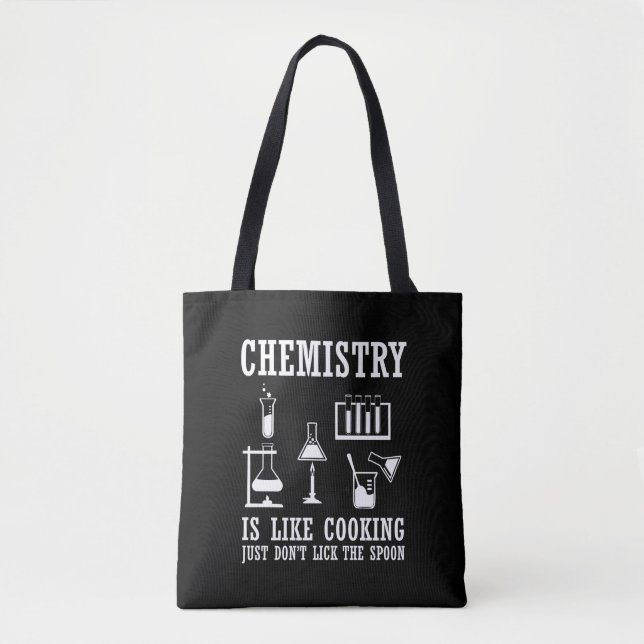 Bolsa Tote química é como uma citação química engraçada do co (Frente)