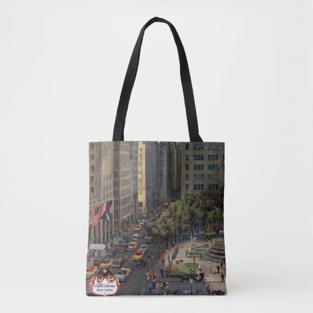Bolsa Tote Quinta Avenida por John Falter (Frente)