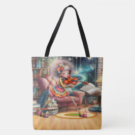 Bolsa Tote QuintessEssencialmente Quirky Violin - VEJA BACK!