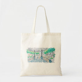 Bolsa Tote Quiosque Xadrez Vista Parque