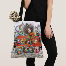 Bolsa Tote Quirky Violin Serenade - VEJA DE VOLTA!