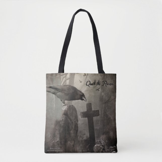 Bolsa Tote Quoth the Raven (Frente)