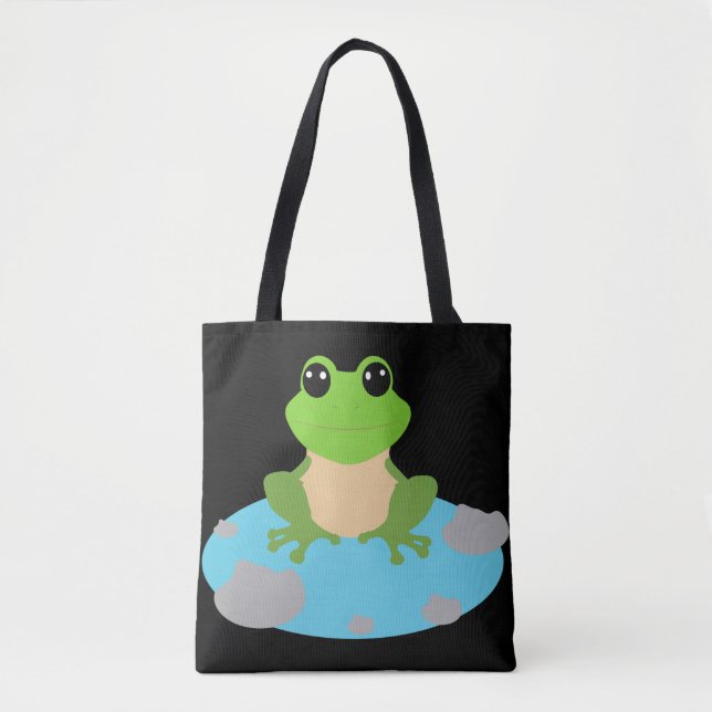 Bolsa Tote rã no lago (Frente)