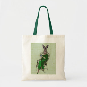 Bolsa Tote Rabbit Bella Tomando Chá 3