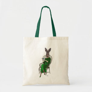 Bolsa Tote Rabbit Bella Tomando Chá 4