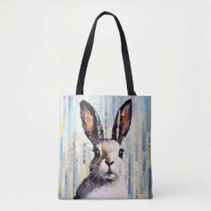 Bolsa Tote Rabbit Bunny Animal Art Decinta